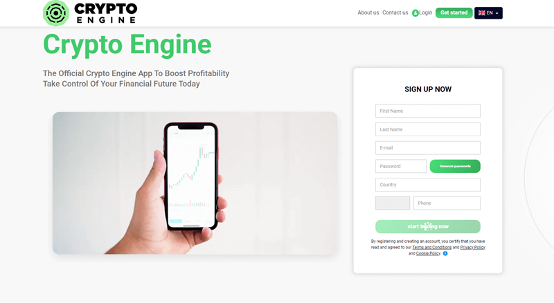 CryptoEngine_homepage