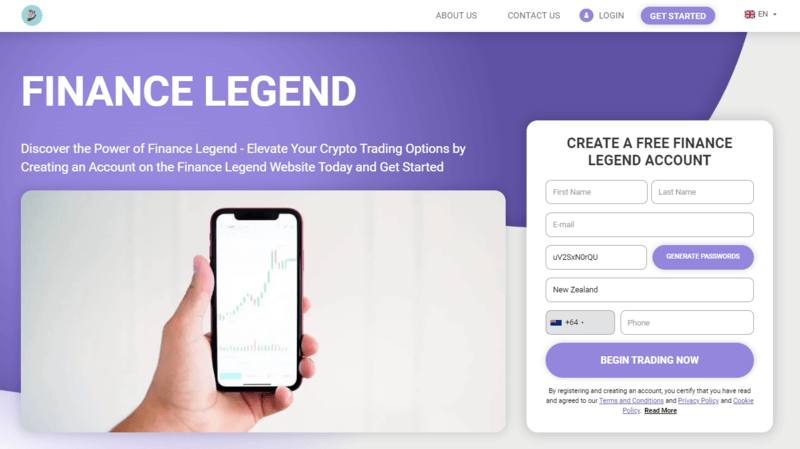 Finance Legend review website