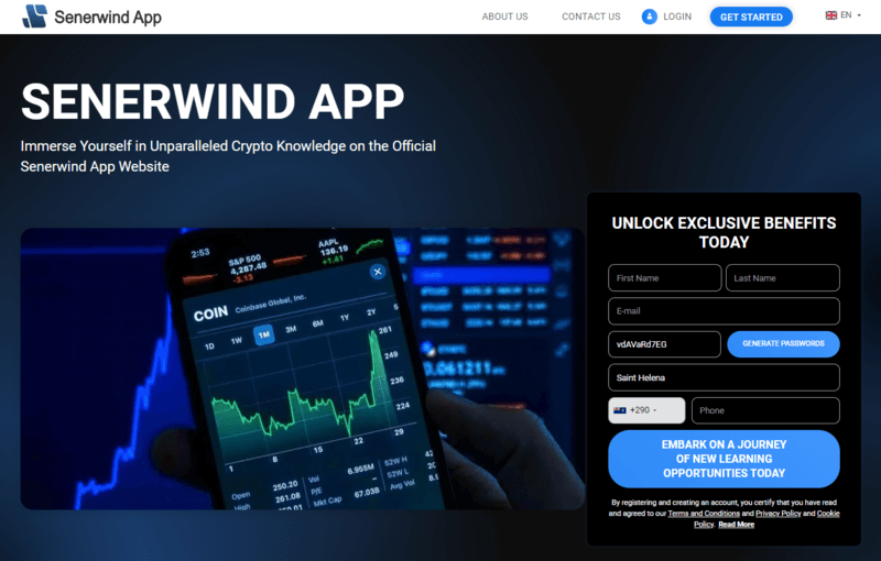 Senerwind App Review website