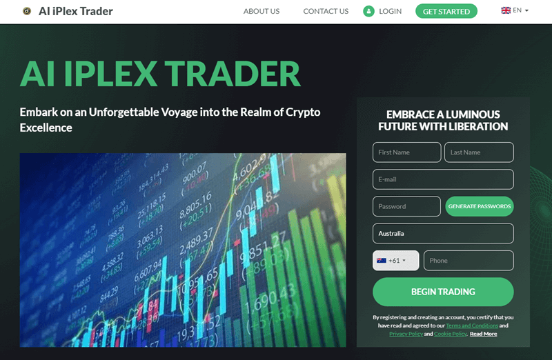 AIiPlexTrader_homepage