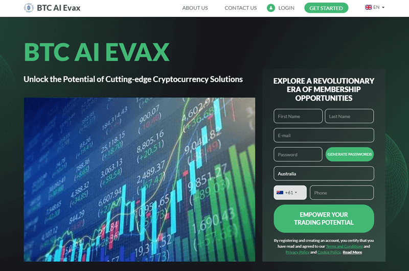 BTCAIEvax_homepage