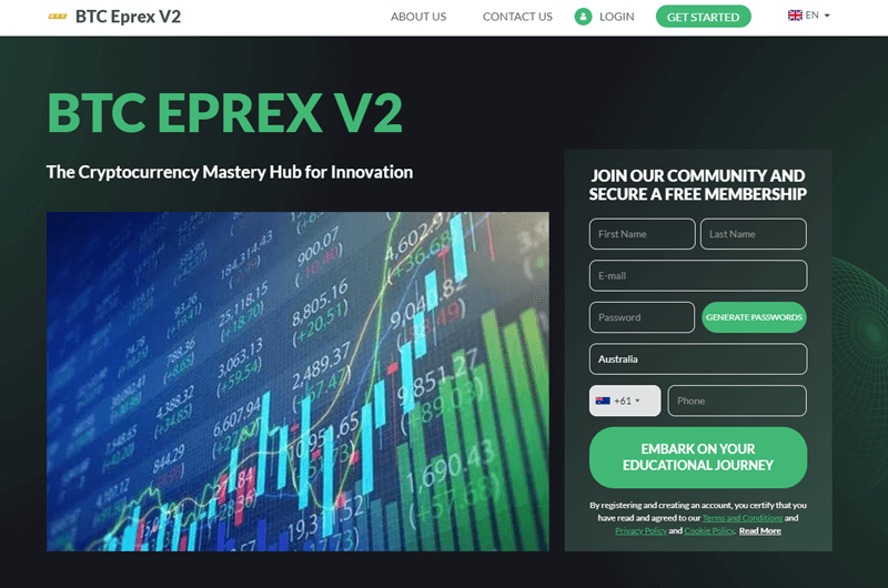 BTCEprex_homepage