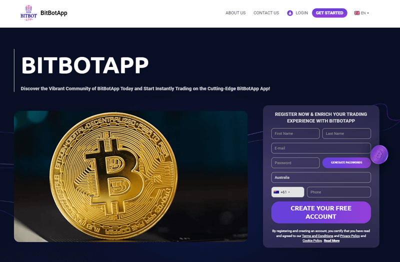 BitBotApp_homepage