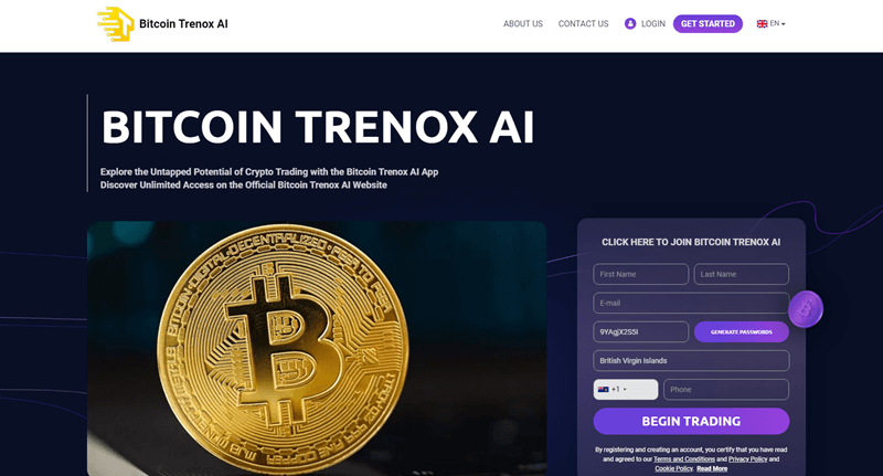 BitcoinTrenoxAI_homepage