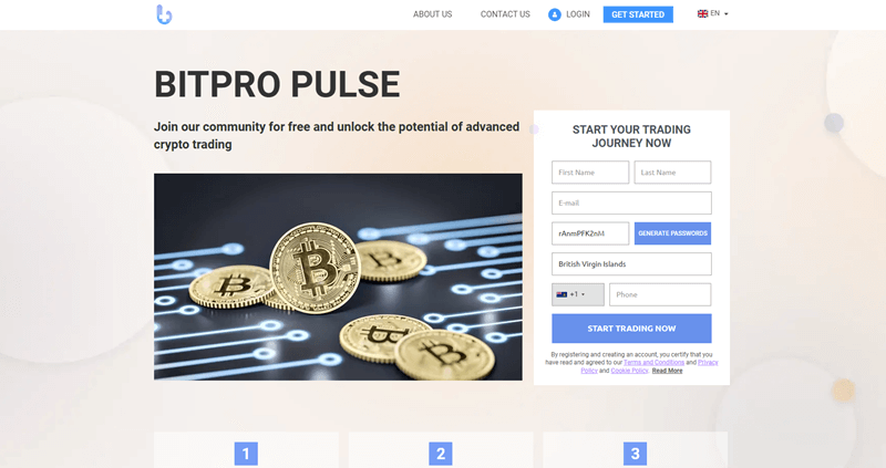 BitproPulse_homepage