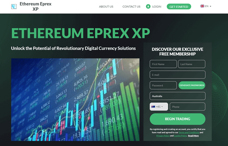 EthereumEprex_homepage