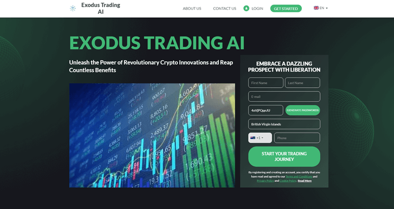 ExodusTradingAI_homepage