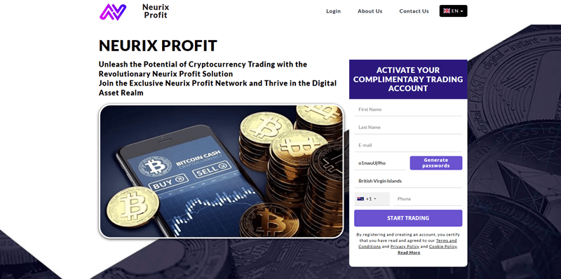 NeurixProfit_homepage