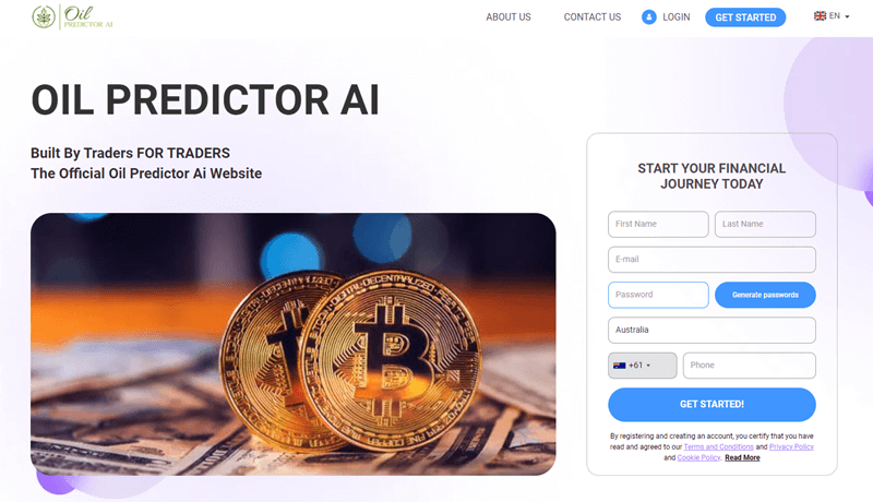 OilPredictorAi_homepage