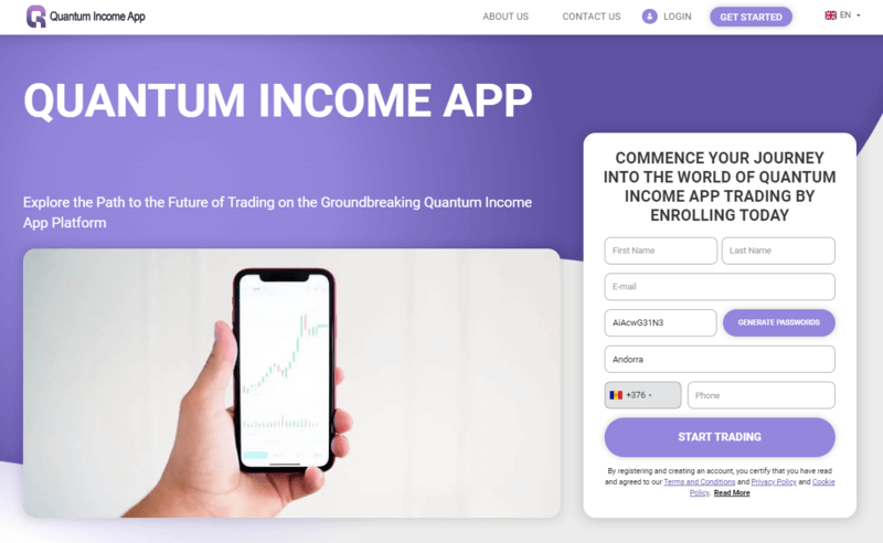 Quantum Income App review website