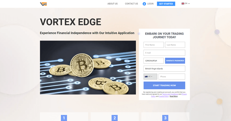 VortexEdge_homepage