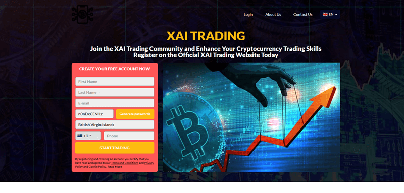 XAITrading_homepage