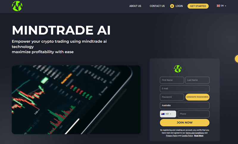 MindtradeAi_homepage