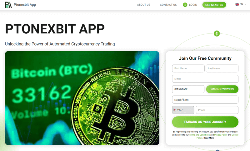 Ptonexbit App review website