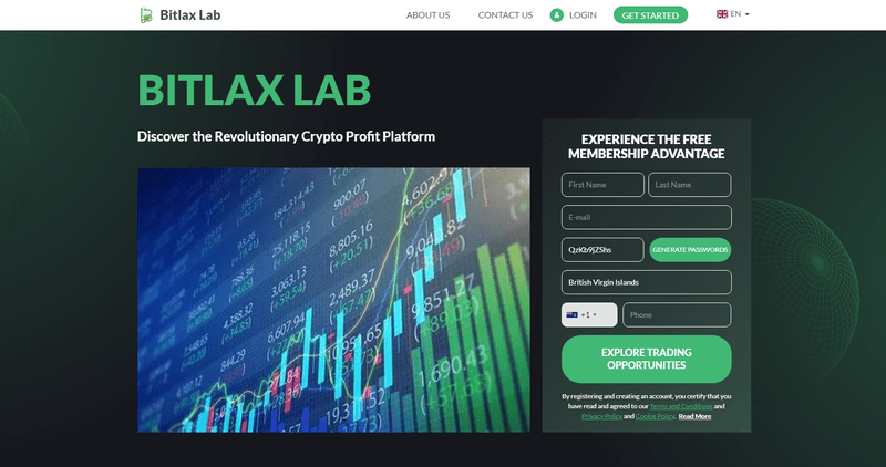 Bitlax Lab Homepage Screenshot